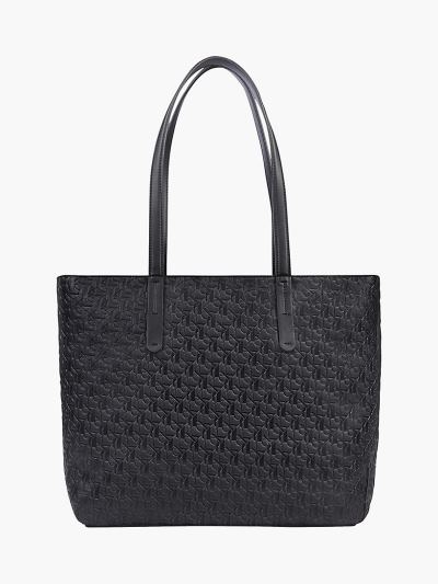 Calvin Klein Táskák & Kiegészítők HU776347 | Calvin Klein Faux Bőr Női Tote Táska Fekete